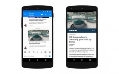Facebook Messenger получава Instant Articles.