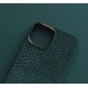 Калъфи - Njord Magsafe калъф кожа от сьомга за iPhone 14 Plus, Зелен