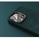 Калъфи - Njord Magsafe калъф кожа от сьомга за iPhone 14 Plus, Зелен