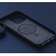 Калъфи - Njord Magsafe калъф кожа от сьомга за iPhone 14, Петролено син