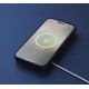 Калъфи - Njord Magsafe калъф кожа от сьомга за iPhone 14, Петролено син