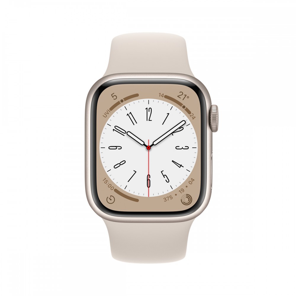 Смарт часовници и гривни - Apple Watch Series 8 GPS 41mm Starlight