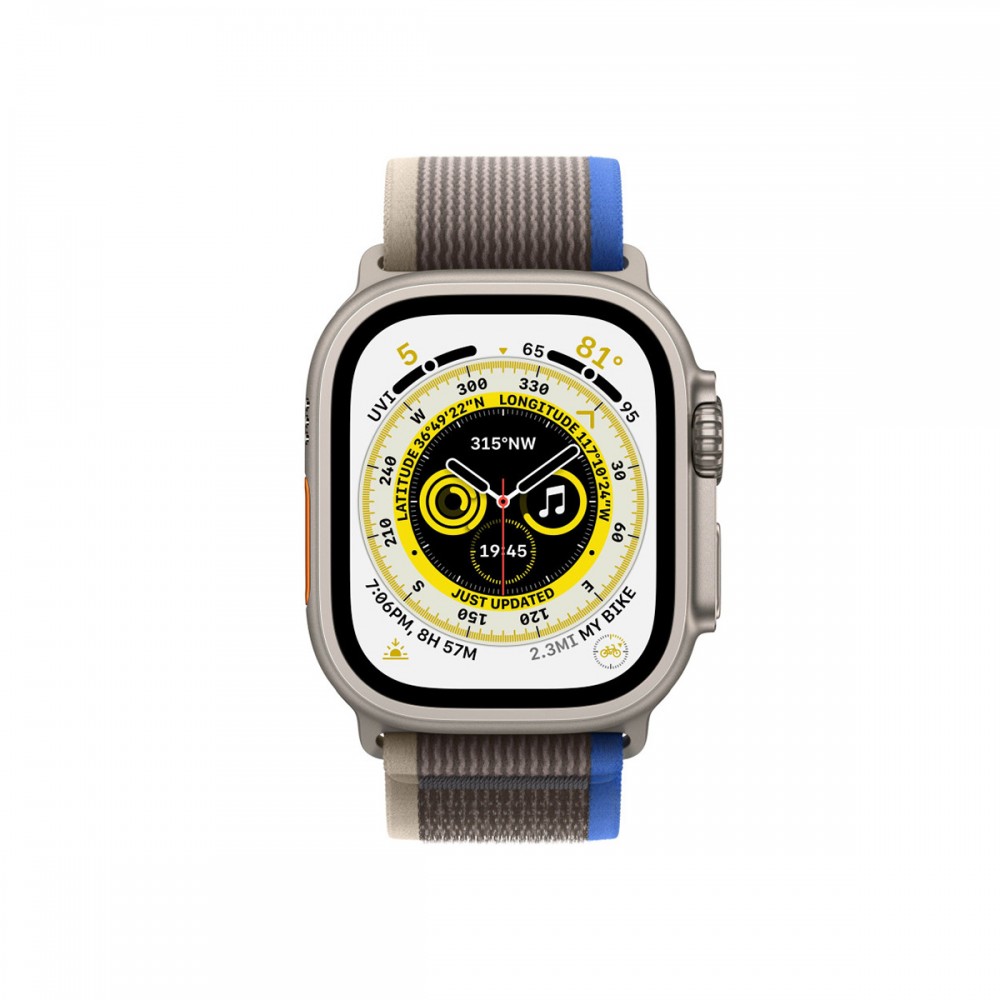 Смарт часовници и гривни - Apple Watch Series Ultra GPS/Cellular 49mm Blue/Gray Trail Loop