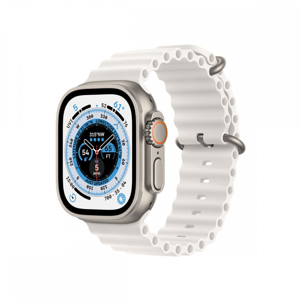 Смарт часовници и гривни - Apple Watch Series Ultra GPS/Cellular 49mm White Ocean Band