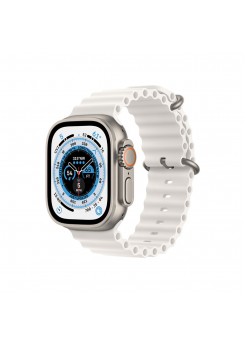 Apple Watch Series Ultra GPS/Cellular 49mm White Ocean Band | Смарт часовници и гривни