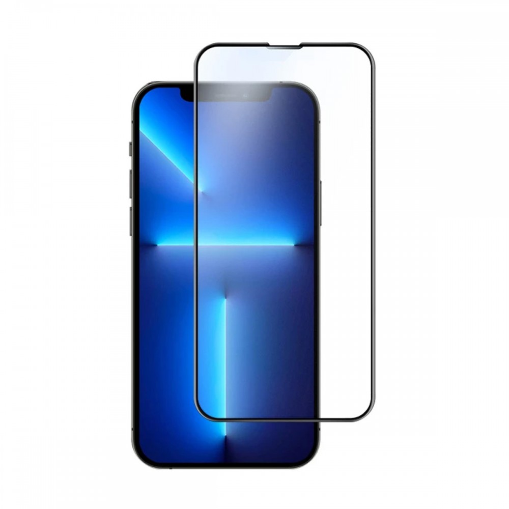 Стъклени протектори - Стъклен протектор Apple iPhone 13 Pro 3D Full Cover Black