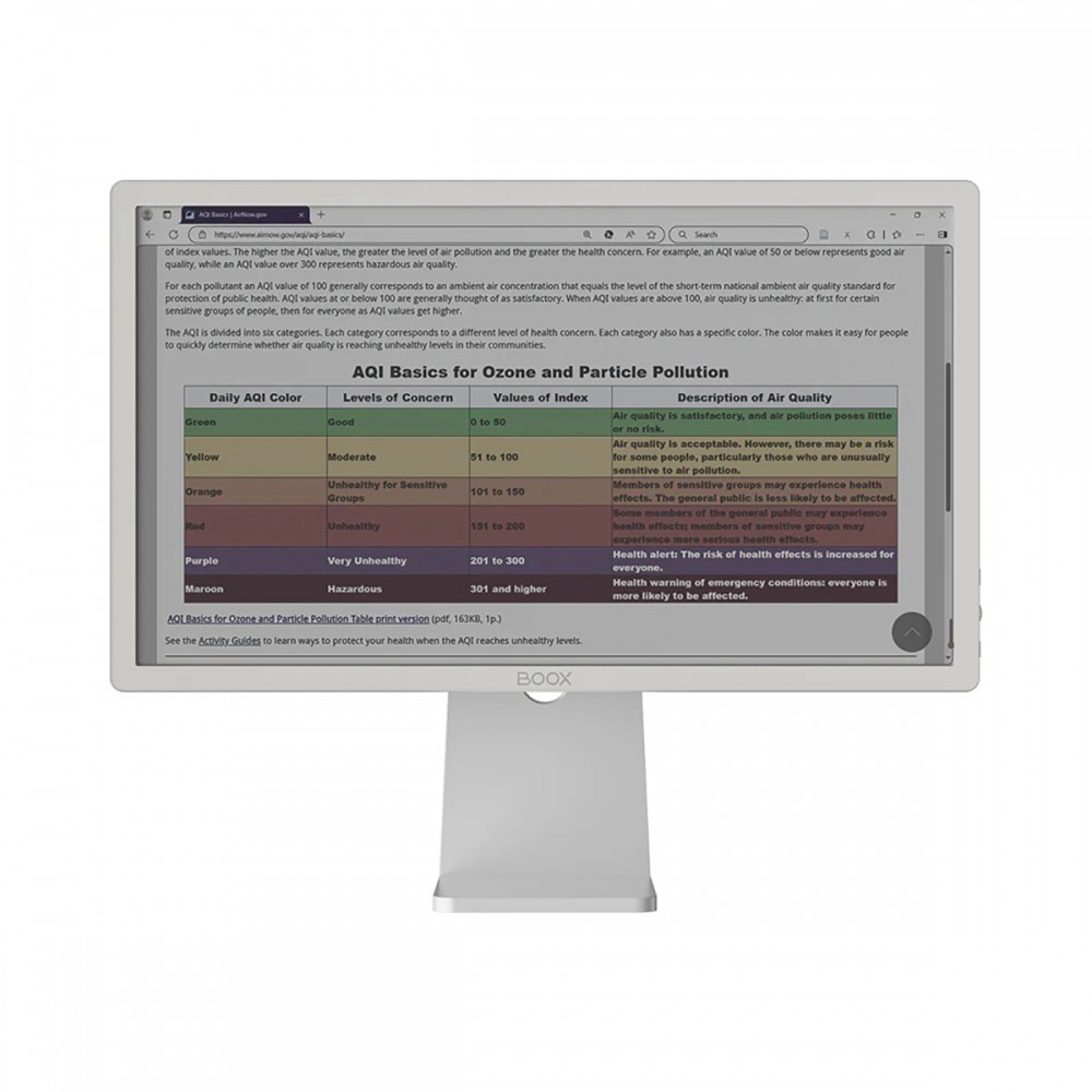 [parent_category] -  - BOOX Mira Pro 25.3″ Color Професионален Color E-Ink монитор