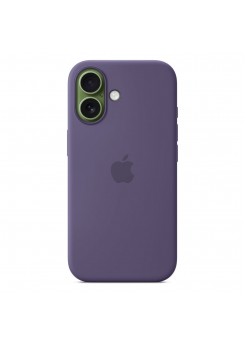 Оригинален силиконов калъф Apple Silicone Case с MagSafe за iPhone 17 Purple Fog | Аксесоари