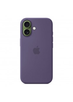 Оригинален силиконов калъф Apple Silicone Case с MagSafe за iPhone 17 Purple Fog | 