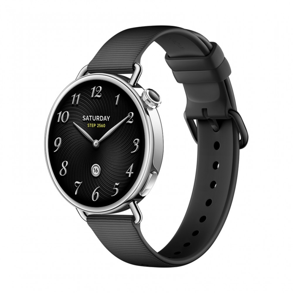 [parent_category] - Смарт часовници и гривни - Xiaomi Watch S4 41mm Black Fluororubber strap