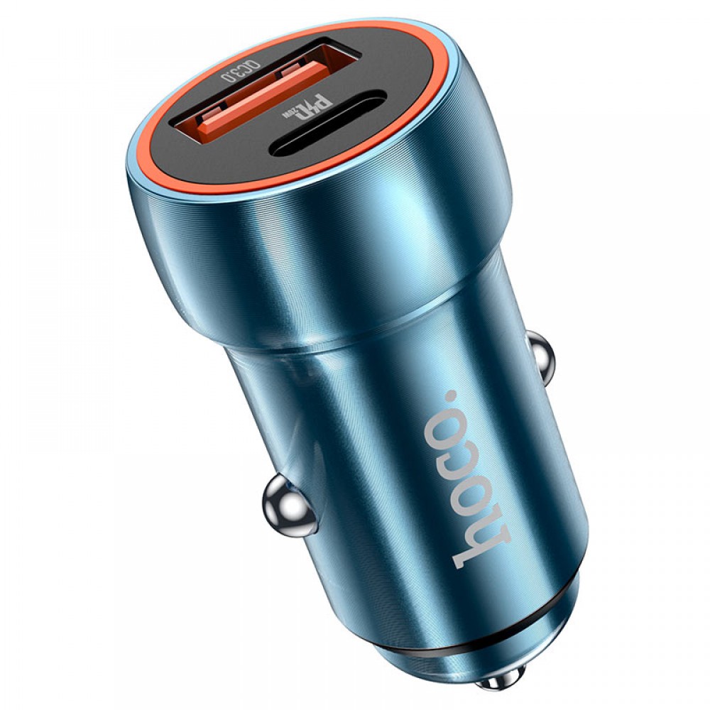 [parent_category] - Зарядни устройствa - Зарядно за кола HOCO Z46A с PD 20W и QC3.0