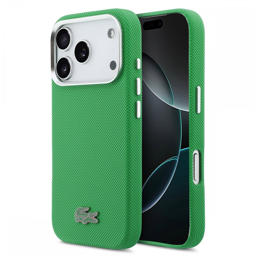 [parent_category] - Калъфи - Lacoste PVC Iconic Petit Piqué MagSafe Case за iPhone 17 Pro