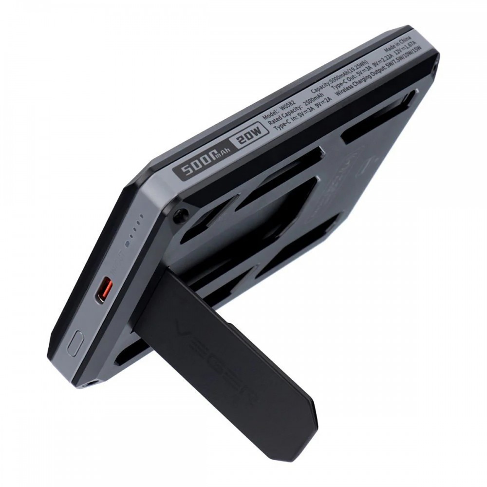 [parent_category] -  - Външна батерия VEGER 5000 mAh MFi PD 20W Wallet Tracker W0582