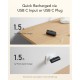 [parent_category] -  - Външна батерия VEGER 5 000 mAh с вграден конектор Type C PD QC3.0 3A 20W PlugOn (W0556)