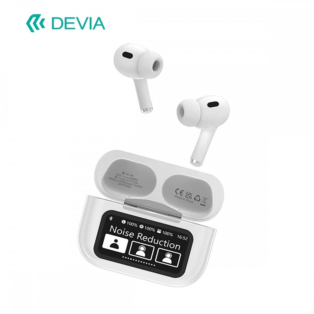 [parent_category] -  - Безжични слушалки Devia AI TWS Pro4 Translation Wireless Earphone With Screen