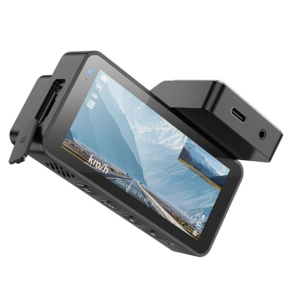 [parent_category] - Други смарт джаджи - Hoco Dashcam DV12 камера за автомобил 2K GPS