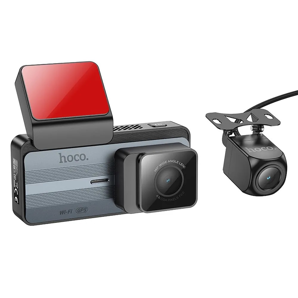 [parent_category] - Други смарт джаджи - Hoco Dashcam DV12 камера за автомобил 2K GPS