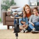 [parent_category] - Други аксесоари - Смарт стойка Hoco K26 Smart с автоматично проследяване на лице и 360 градуса ротация