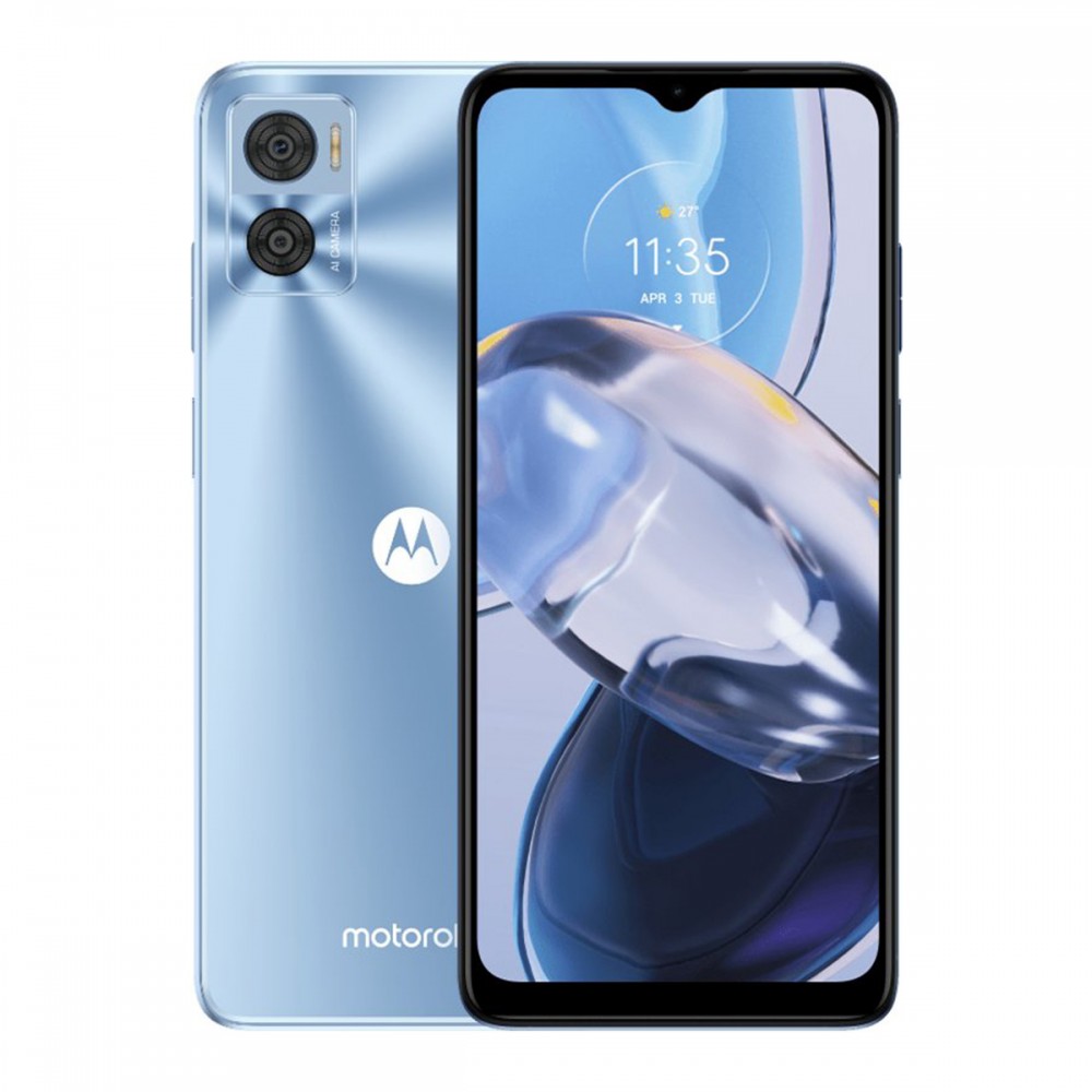 Смартфони - Motorola Moto E22 32GB 3GB RAM Dual Sim Crystal Blue