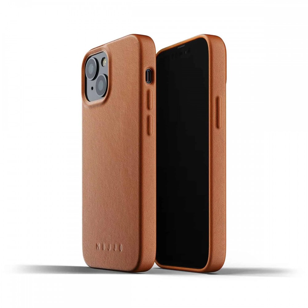 Калъфи - Калъф кожен Mujjo, Full Leather Case for iPhone 13 mini Brown
