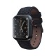 Каишки за Смарт часовници - Каишка от кожа на сьомга Njord за Apple Watch 40/41 mm тъмно сива