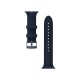 Каишки за Смарт часовници - Каишка от кожа на сьомга Njord за Apple Watch 40/41 mm Петролена