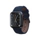 Каишки за Смарт часовници - Каишка от кожа на сьомга Njord за Apple Watch 40/41 mm Петролена