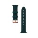 Каишки за Смарт часовници - Каишка от кожа на сьомга Njord за Apple Watch 40/41 mm Тъмно Зелена