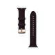 Каишки за Смарт часовници - Каишка от кожа на сьомга Njord за Apple Watch 40/41 mm Патладжан