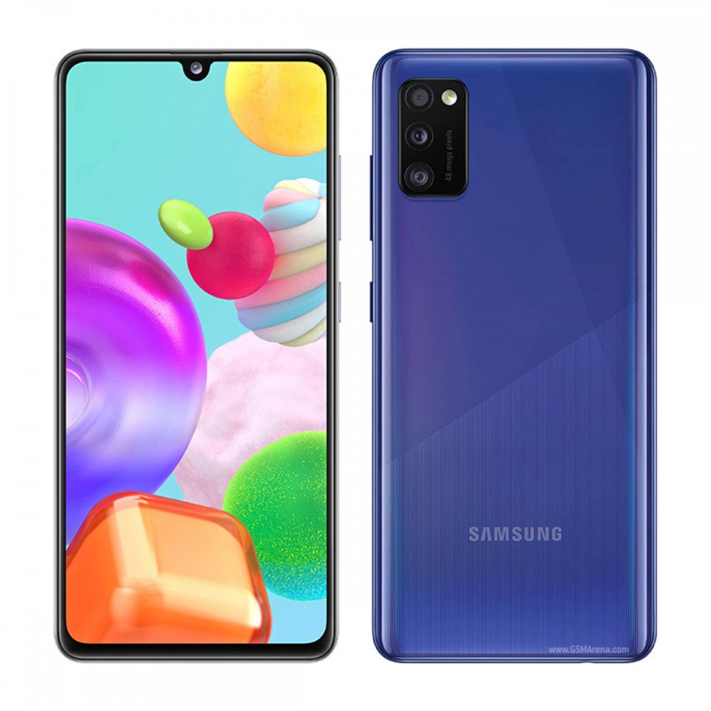Смартфони - Samsung Galaxy A41 64GB Dual Sim Prism Crush Blue