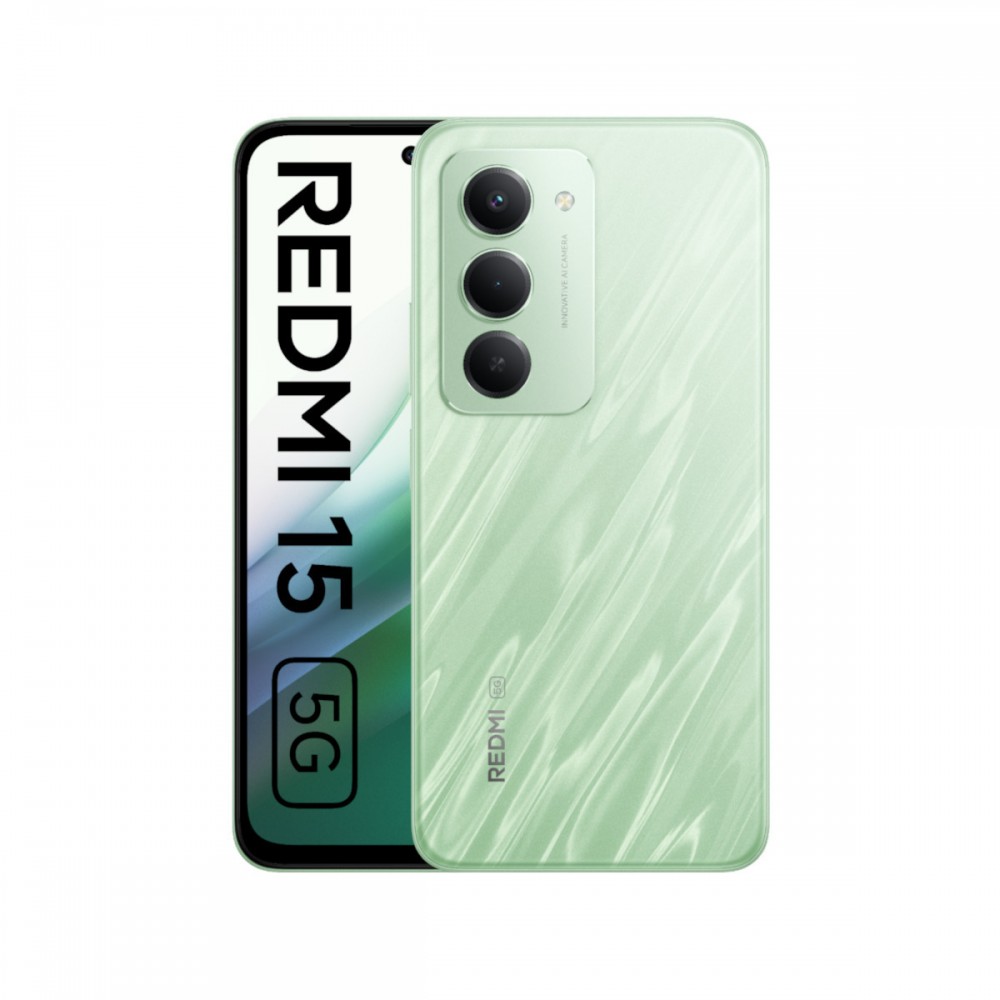 [parent_category] - Смартфони - Xiaomi Redmi 15 6GB 128GB 5G Dual Sim Ripple Green