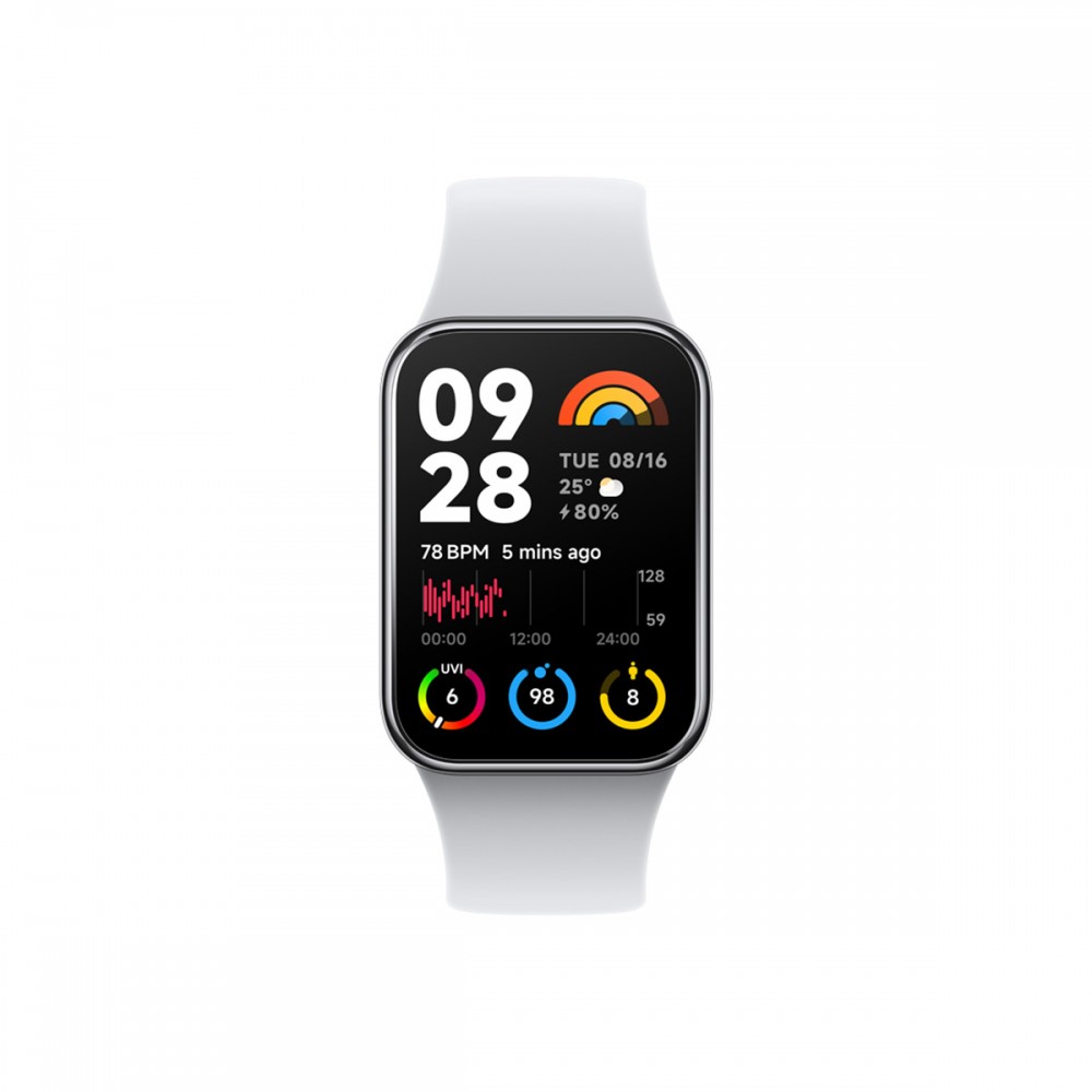 Смарт часовници и гривни - Xiaomi Mi Band 8 Pro Light Grey