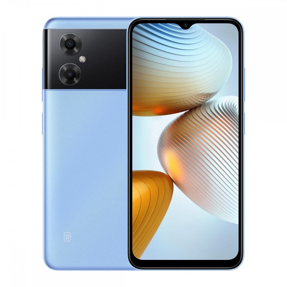 Смартфони - Xiaomi Poco M4 5G 128GB Dual Sim Cool Blue
