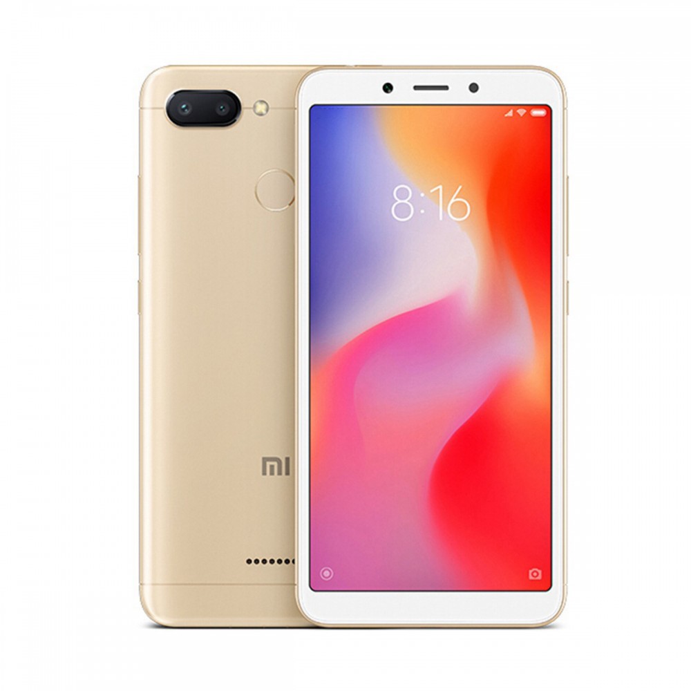 Смартфони - Xiaomi Redmi 6 64GB 4GB RAM Dual Sim Gold