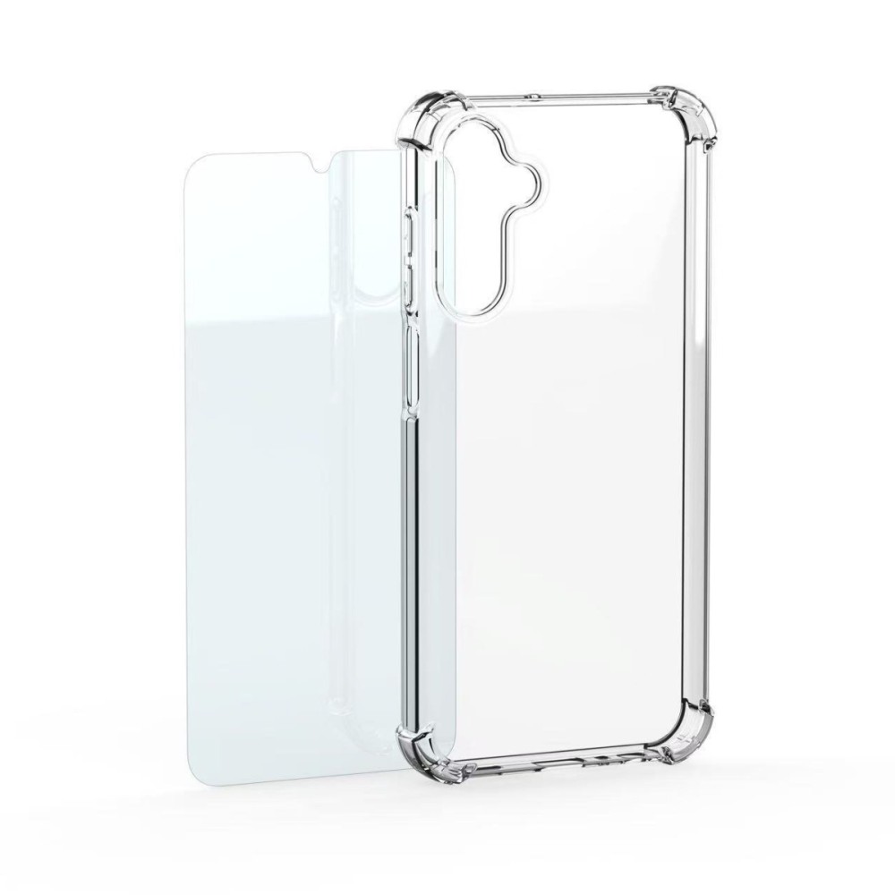 [parent_category] - Калъфи - Калъф и стъклен протектор Samsung Mobeen TPU Clear Cover Case & Tempered Glass (GP-FPS948AE) за Galaxy S26 Ultra