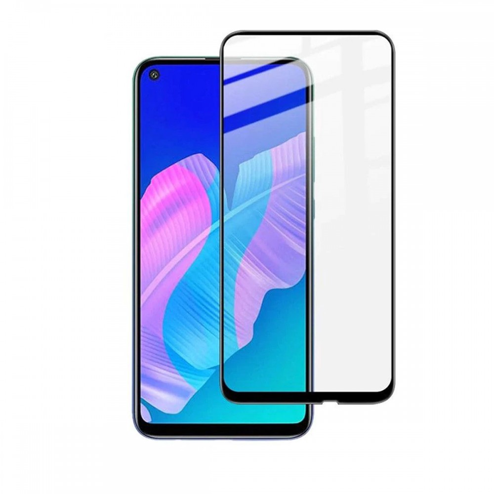 Стъклени протектори - Стъклен протектор с рамка Huawei P40 Lite E