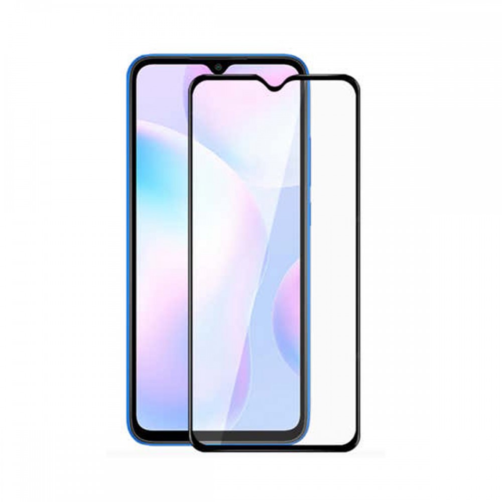 Стъклени протектори - Стъклен протектор с рамка Xiaomi Redmi 9a