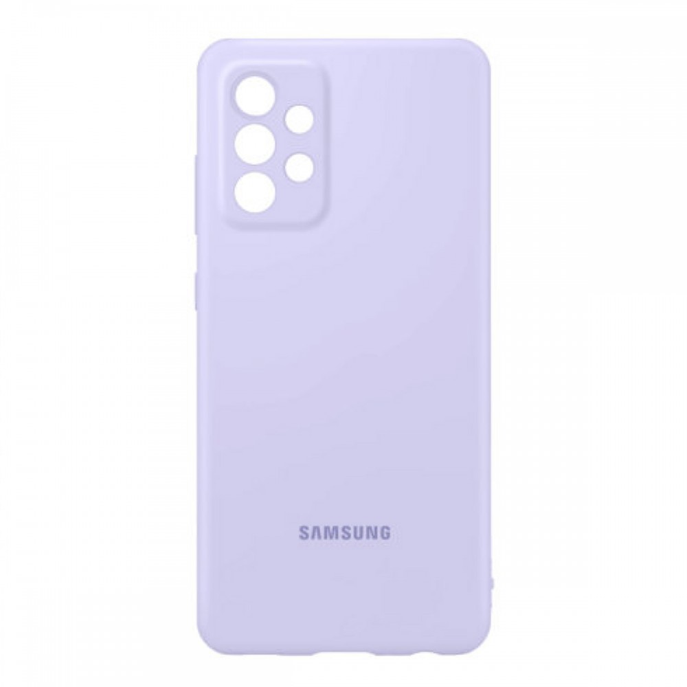 Калъфи - Калъф Оригинал Samsung Galaxy A72 EF-PA725TVE Silicone Cover Violet