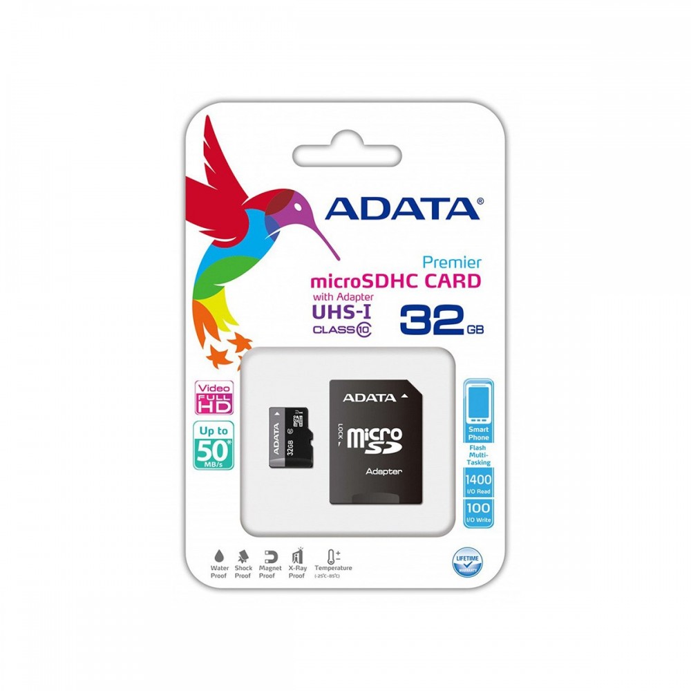 Други аксесоари - ADATA Micro SD 32GB class 10