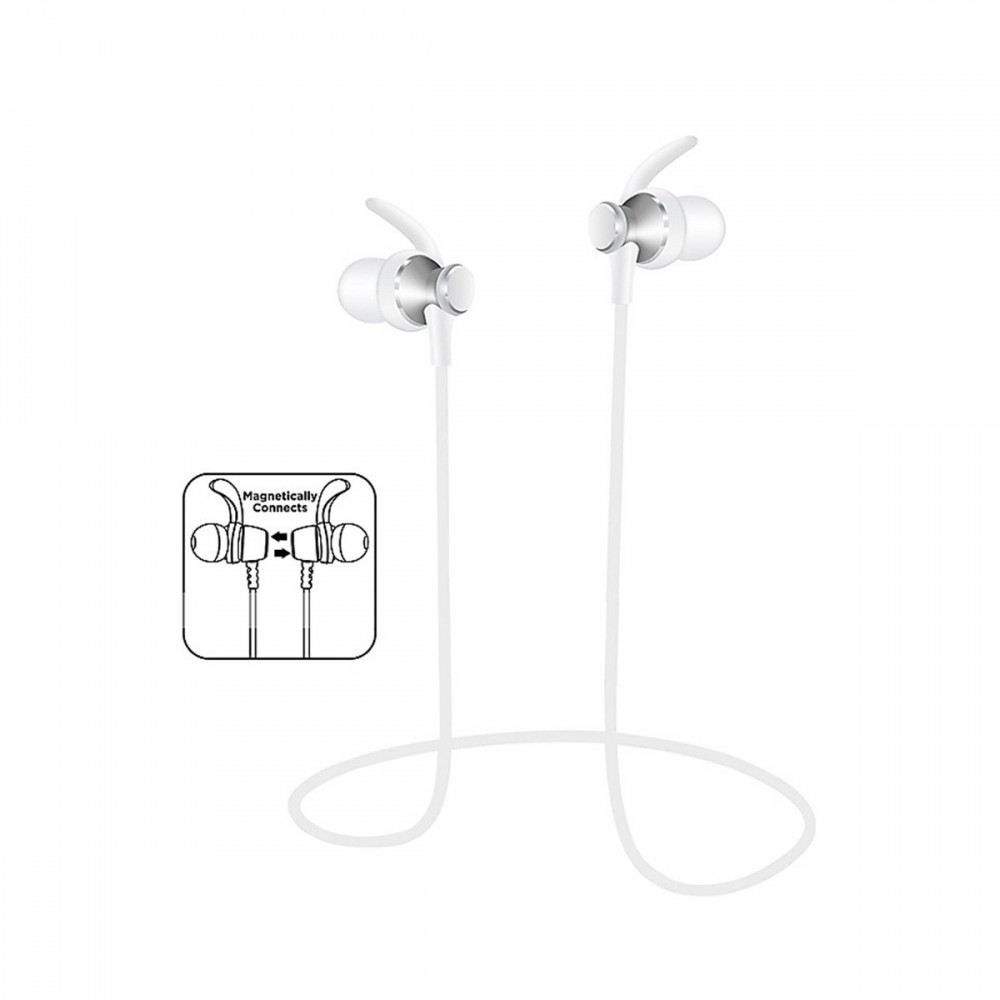 Слушалки за телефон - Слушалки Wireless + Micro USB MS-T4 White