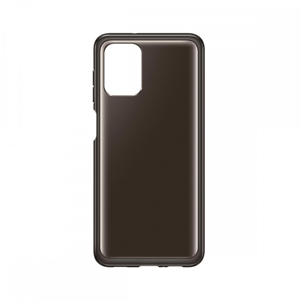 Калъфи - Калъф Оригинал Samsung Galaxy A12 EF-QA125 Clear Soft Cover Black