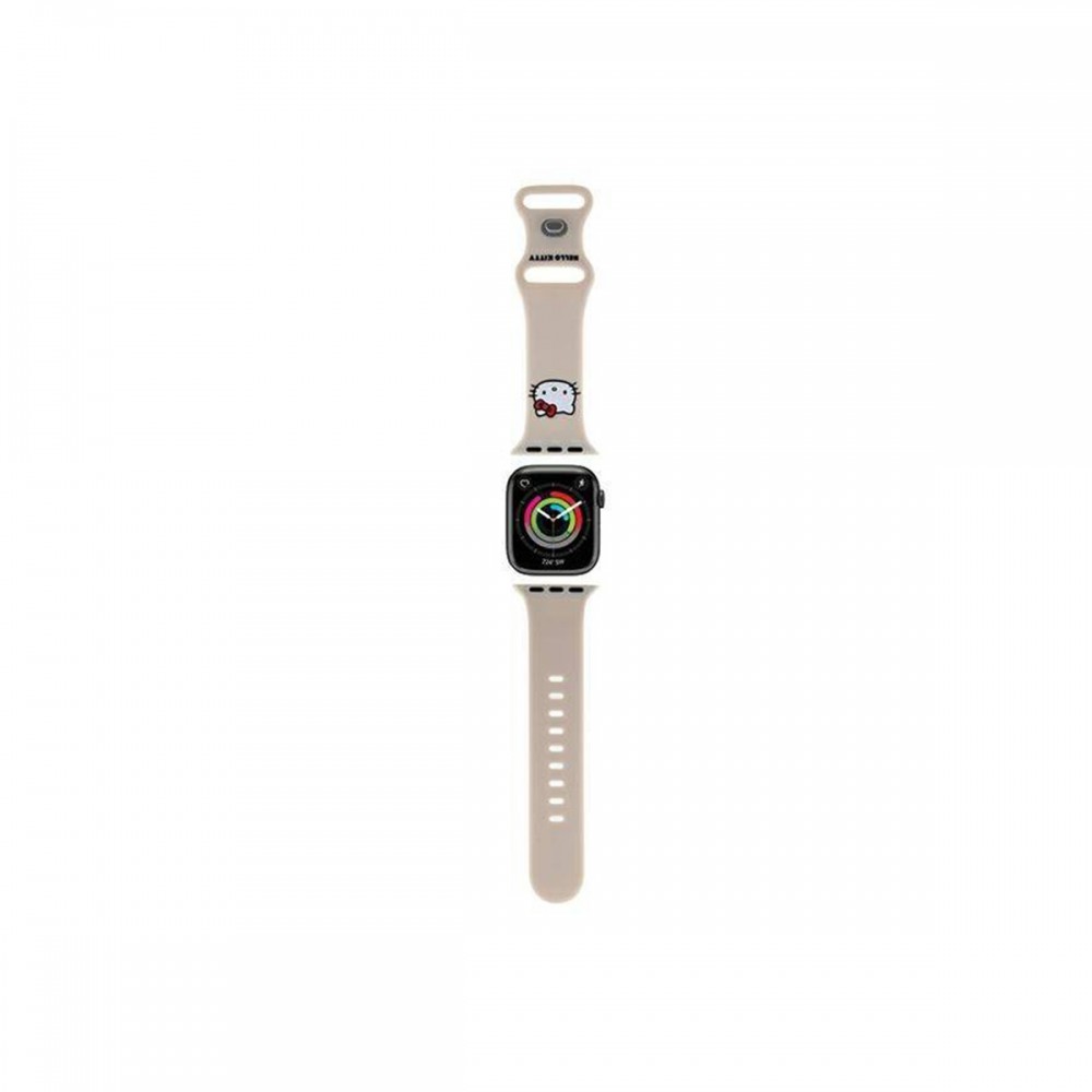 Каишки за Смарт часовници - Силиконова каишка Hello Kitty за Apple Watch 38/40 мм