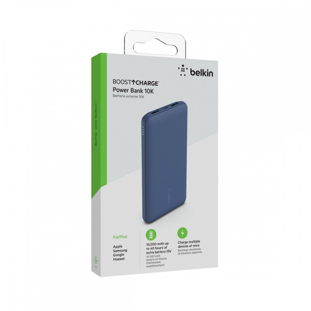 Външни батерии / Power bank - Външна батерия Belkin BOOST CHARGE 10000 mAh Blue