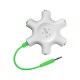 Други аксесоари - Кабел Belkin Rockstar Headphone Splitter 3.5mm White/Green