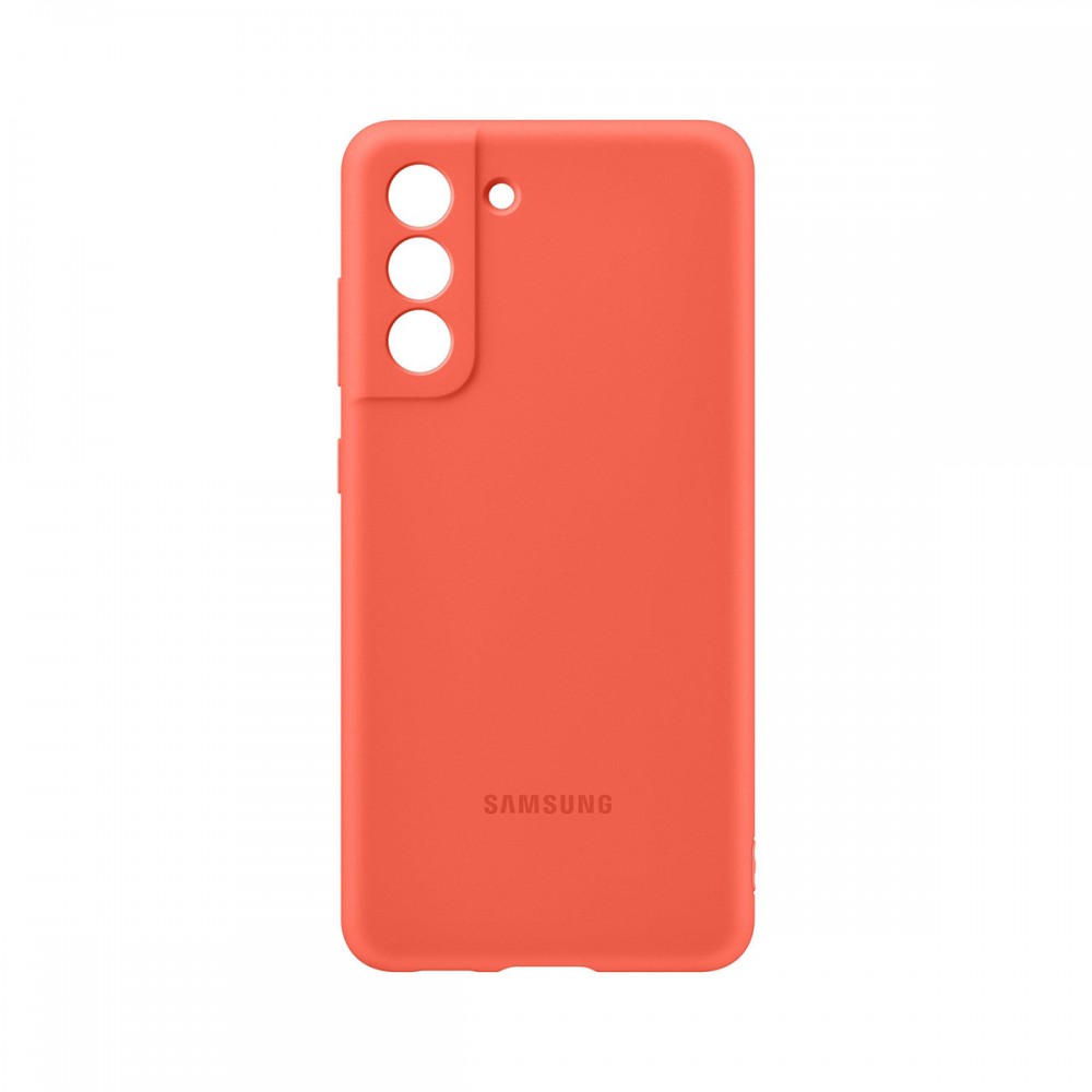 Калъфи - Калъф Оригинал Samsung Galaxy S21 FE EF-PG990TPE Silicone Cover Coral