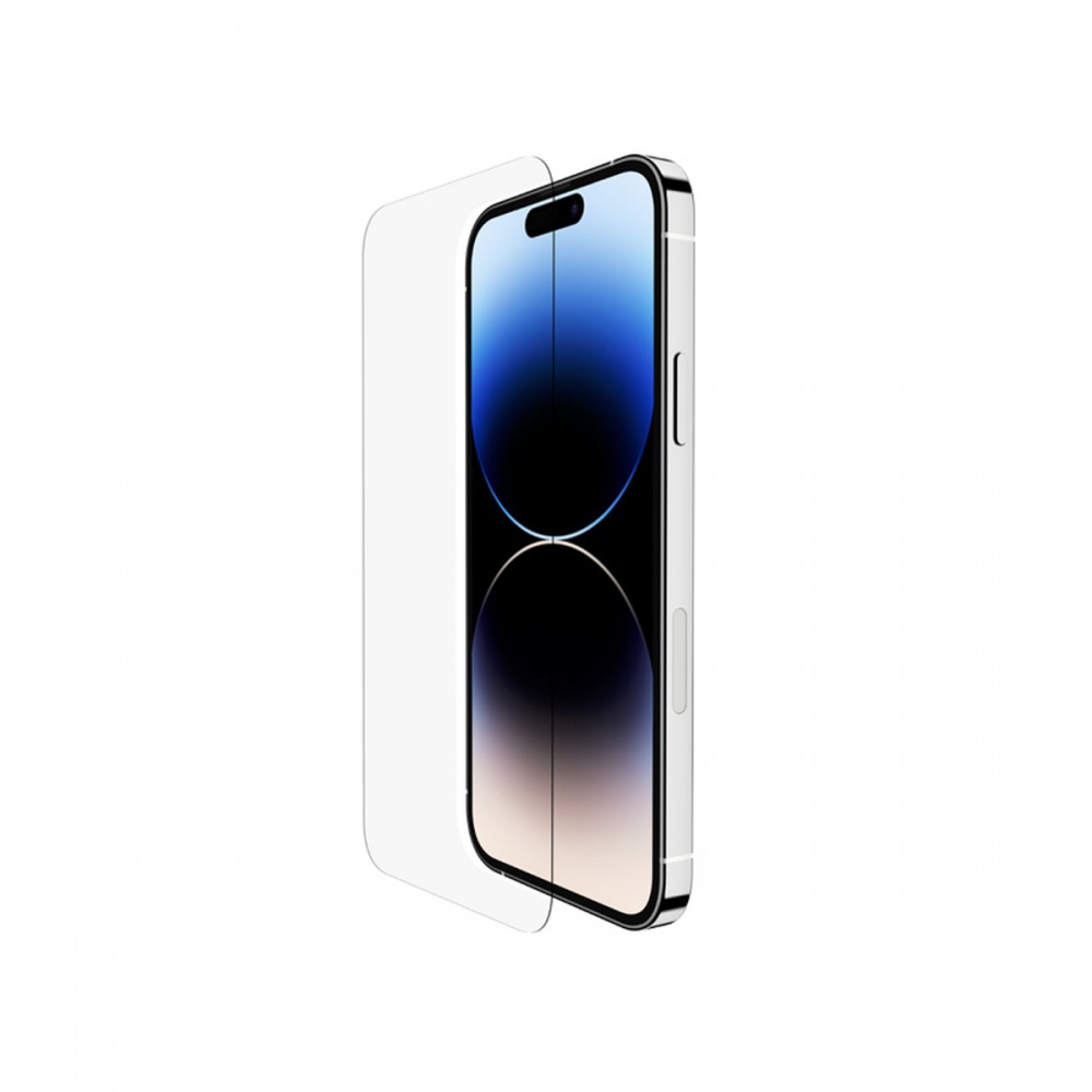 Стъклени протектори - Протектор стъклен Belkin SCREEN FORCE Ultra Glass антибактериален за  iPhone 14/14 Pro