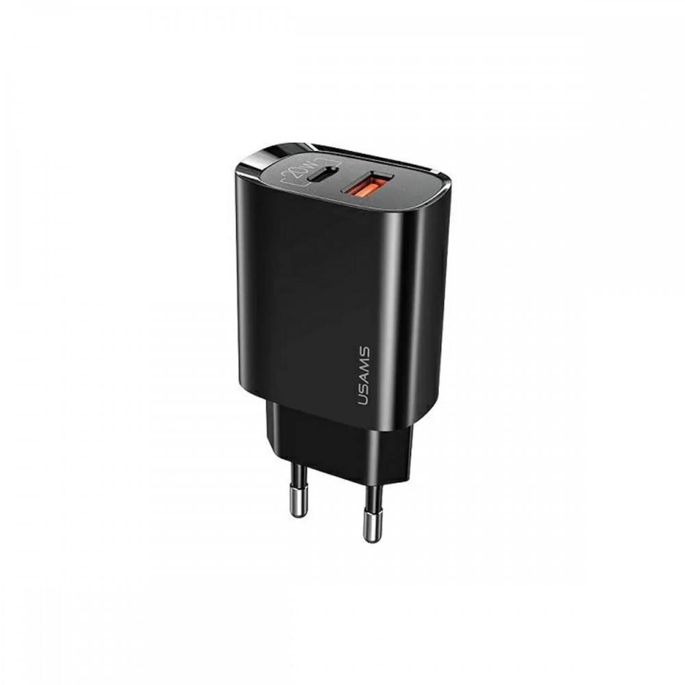 Зарядни устройствa - Зарядно Устройство USAMS US-CC121 20W Black