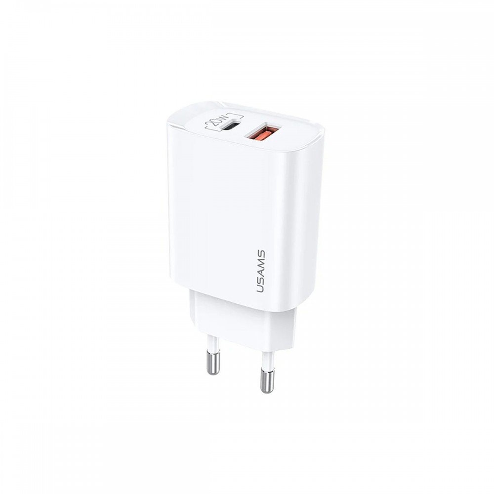 Зарядни устройствa - Зарядно Устройство USAMS US-CC121 20W White