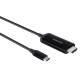 USB кабели - Кабел Samsung DeX Cable USB-C към HDMI EE-I3100FBEGWW, Черен