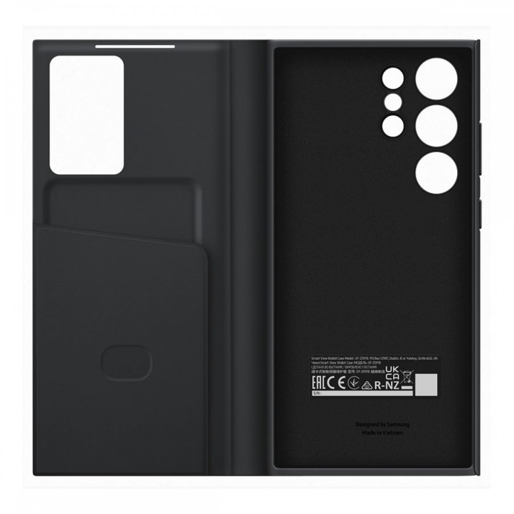 Калъфи - Калъф Оригинал Samsung Galaxy S23 Ultra 5G EF-ZS918CBE Smart View Wallet Case